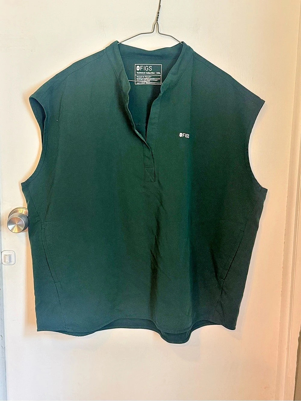 FIGS Rafaela Oversized Scrub Top Green XXL